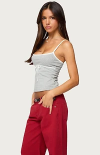 Edikted Rhoda Contrast Polka Dot Tank Top