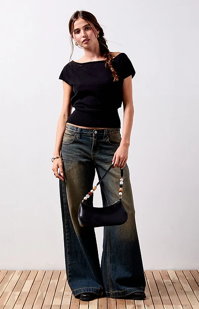 Your Favorite Eva Short Sleeve Sweater T-Shirt