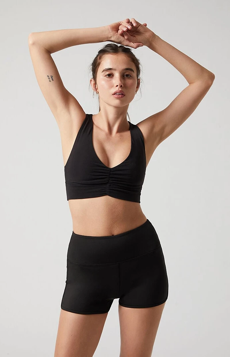 PAC 1980 Active Black A Cinch Sports Bra