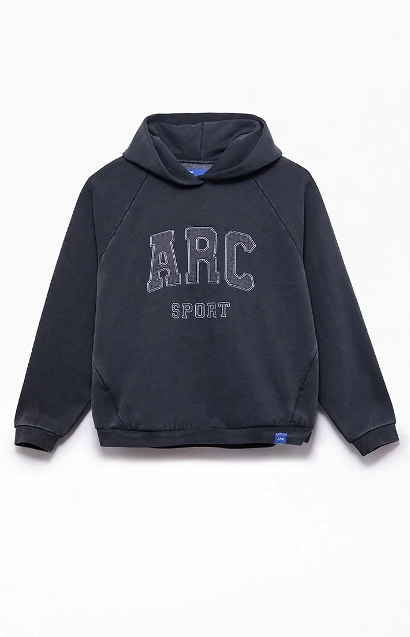 A.R.C. Black Raglan Sport Fleece Hoodie