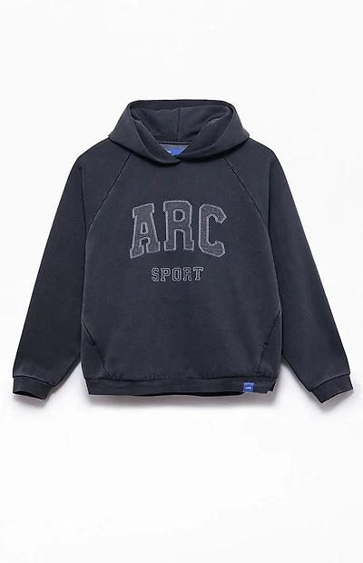 A.R.C. Black Raglan Sport Fleece Hoodie