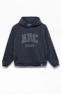A.R.C. Black Raglan Sport Fleece Hoodie