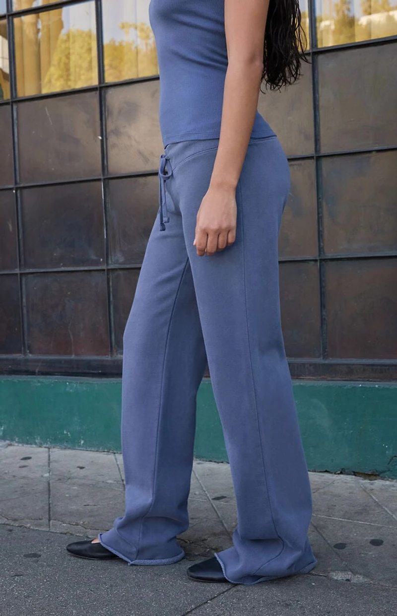 John Galt Navy Hilary Yoga Baggy Sweatpants