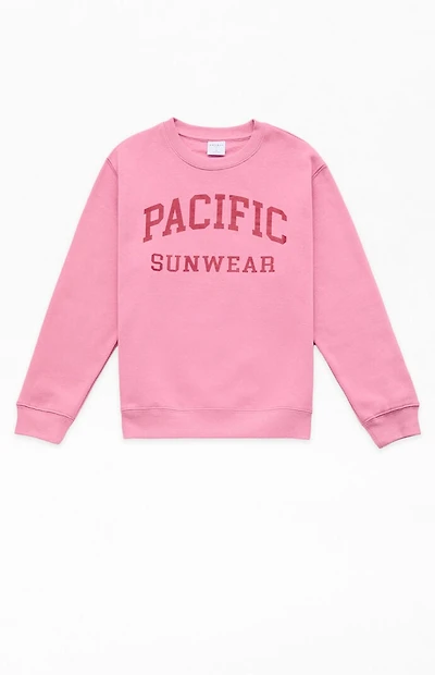 Pacsun Kids Pink Crew Neck Sweatshirt