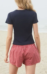 John Galt Emma Saint Moritz Embroidered T-Shirt