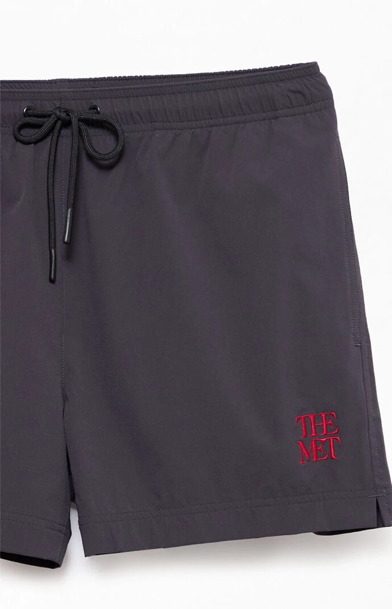 The Met x Pacsun NY Active 4.5" Swim Trunks