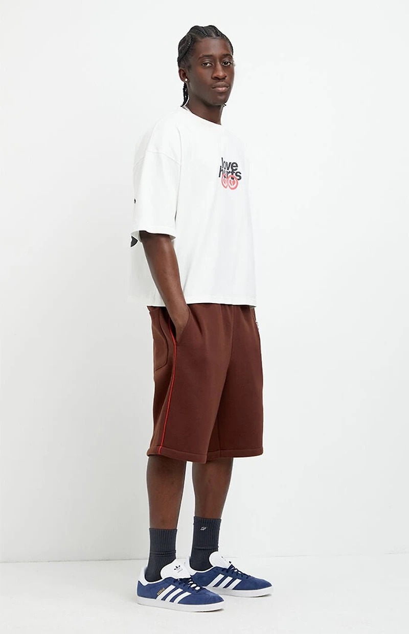 Pacsun Elwin Piping Fleece Baggy Shorts