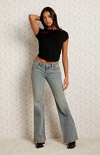 Est. PAC 1980 Parker Ribbed Button Top