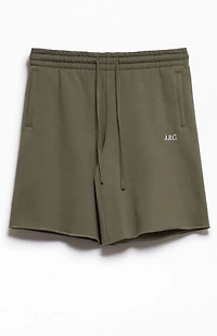 A.R.C. Green Standard Long Fleece Sweat Shorts