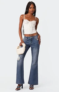 Edikted Fairygirl Cupped Lace Up Corset