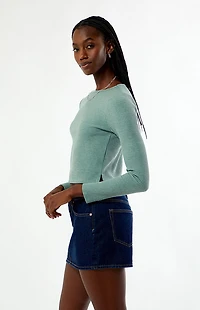 Your Favorite Waffle Knit Long Sleeve Top