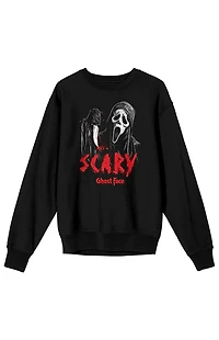 Ghostface Scary Mask Crew Neck Sweatshirt