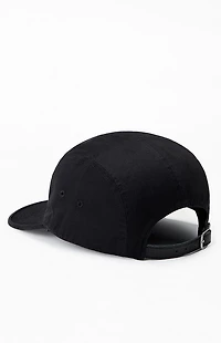 Supreme Black Washed Chino Twill Camp Hat