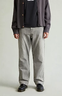 Pacsun Dylan Baggy Jeans Tonal Stripe Gray