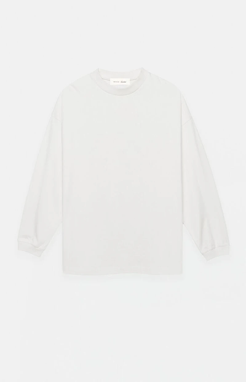 Fear of God ESSENTIALS Ivory Signature Long Sleeve T-Shirt