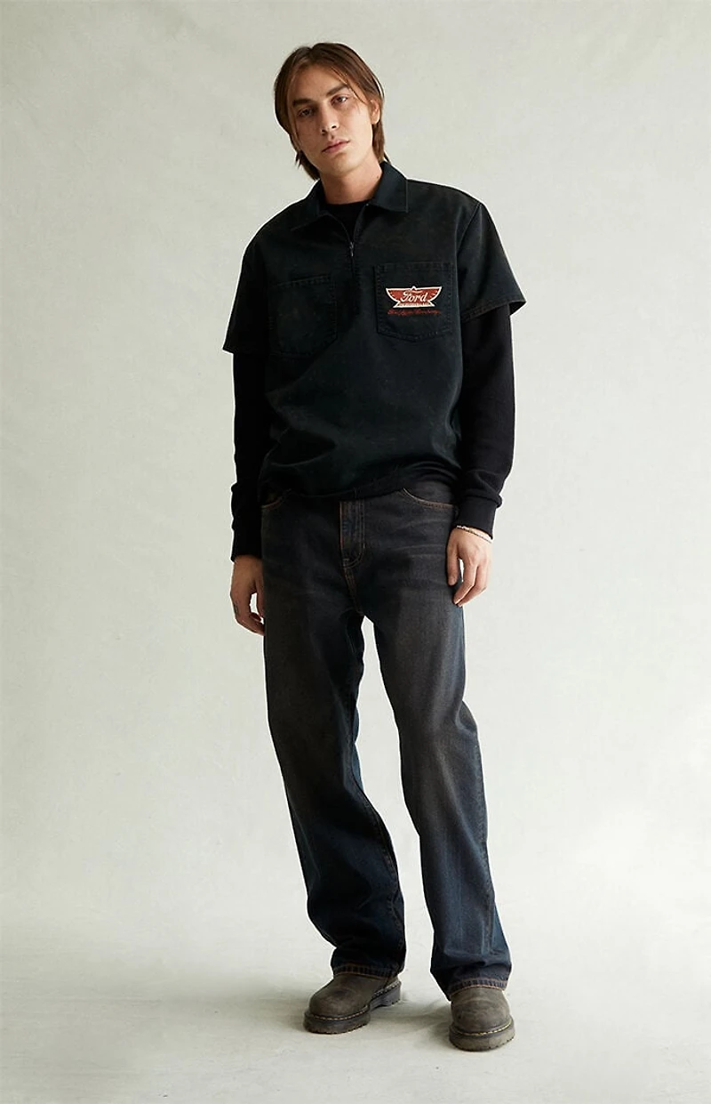 Pacsun Dylan Baggy Jeans Black Tinted