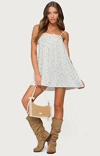 Edikted Patti Floral Mini Dress