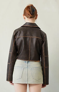 Pacsun Lara Light Indigo Tinted Low Rise Denim Mini Skirt