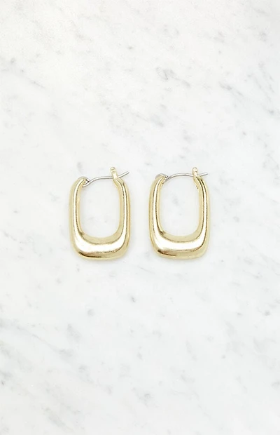 John Galt Rectangle Hoop Earrings