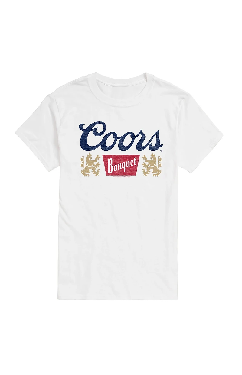 Hybrid Apparel Coors Banquet Three Color Logo T-Shirt