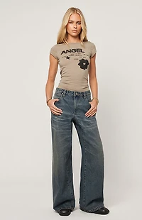 ABRAND 95 Lindsey Low Rise Baggy Jeans
