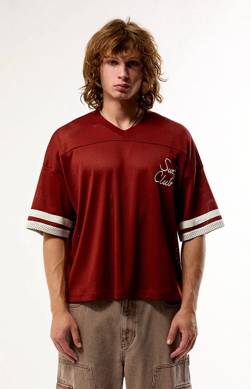 Pacsun Surf Club Mesh Football Jersey