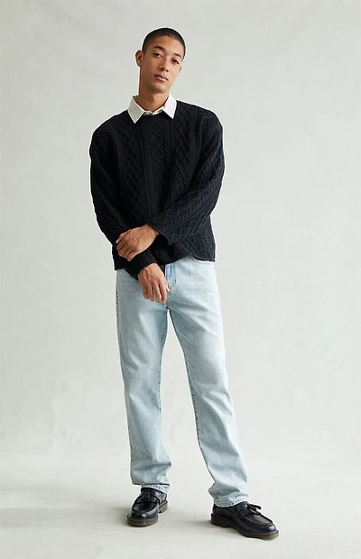 Pacsun Cade Straight Jeans Light Indigo