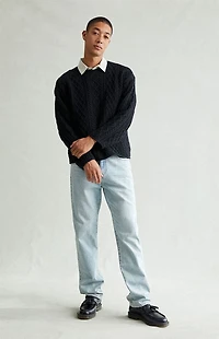 Pacsun Cade Straight Jeans Light Indigo