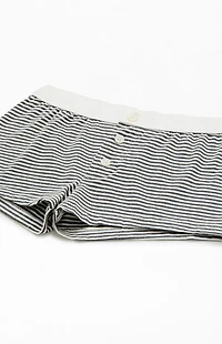 John Galt Striped Pajama Boyshorts