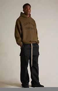 Fear of God ESSENTIALS Olive Fleece Hoodie