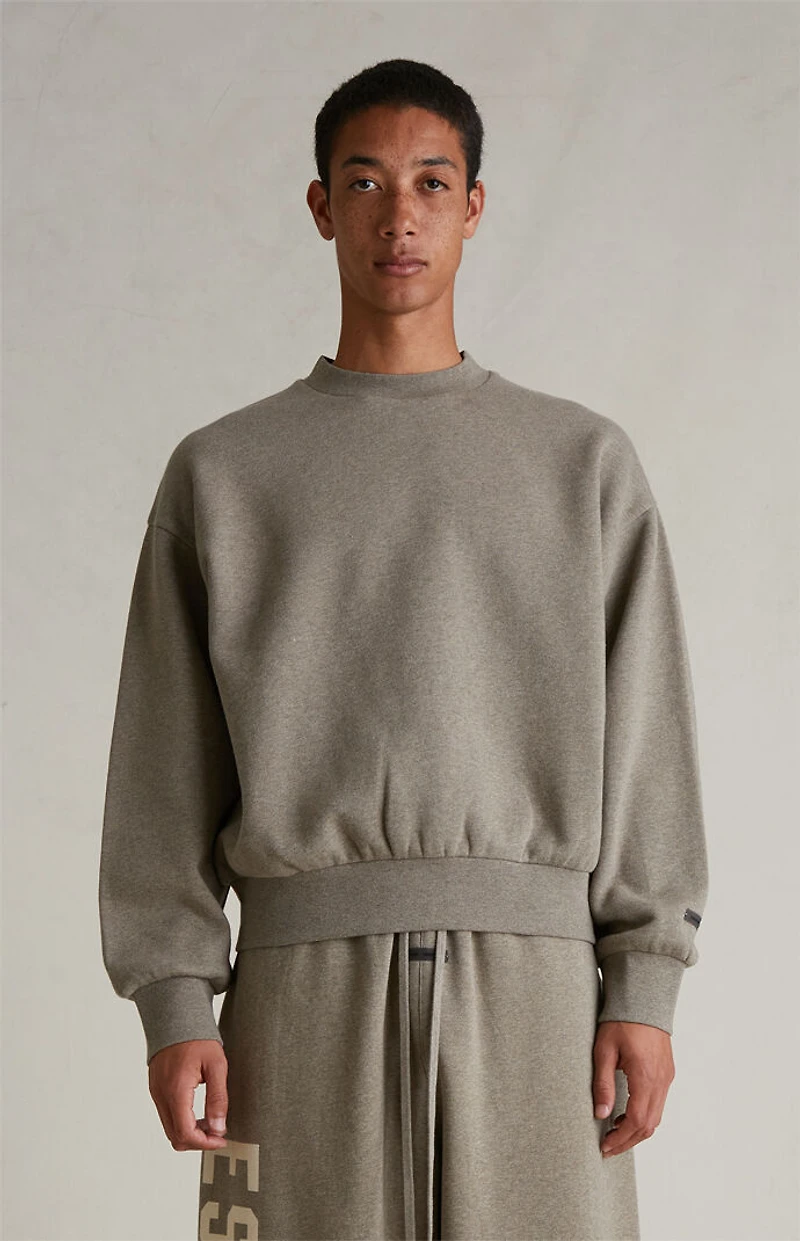 Fear of God ESSENTIALS Homestead Heather Classic Fleece Crew Neck Sweatshirt