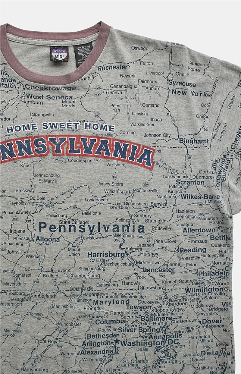 PS VINTAGE 2000s Pennsylvania AOP T-Shirt