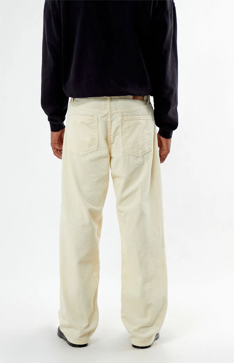 FORD Cream Corduroy Baggy Pants