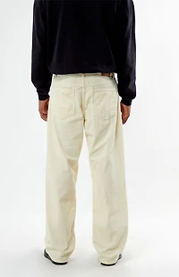 FORD Cream Corduroy Baggy Pants