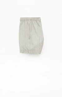 Pacsun Sunset Striped Seersucker 4.5" Swim Trunks