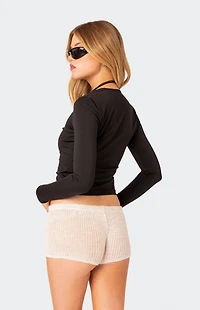 Edikted Tay Long Sleeve Top