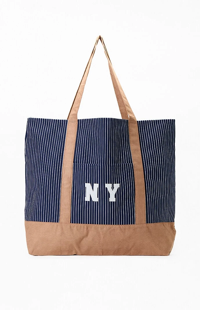 Pacsun NY Pinstripe Tote Bag