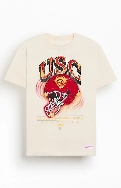 Mitchell & Ness USC Trojans Helmet T-Shirt