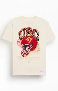 Mitchell & Ness USC Trojans Helmet T-Shirt