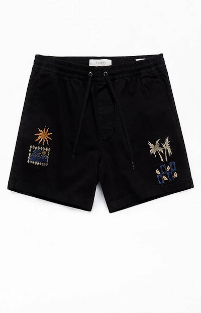 Pacsun Reed Printed Volley Shorts