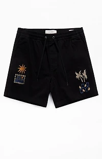Pacsun Reed Printed Volley Shorts