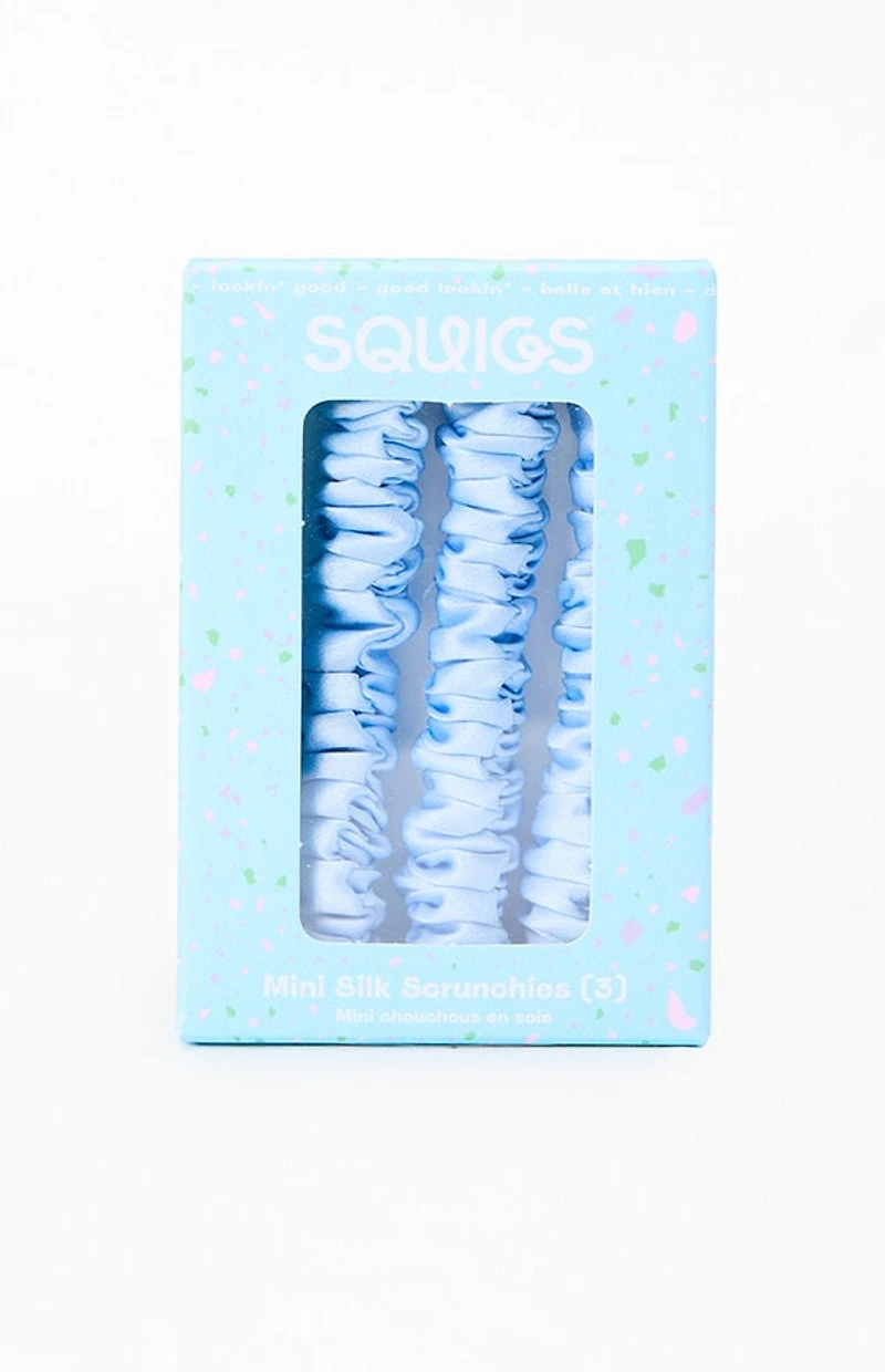 SQUIGS Mini Silk Scrunchies