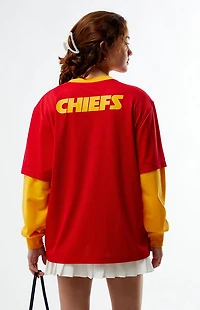 Wild Collective NFL x PacSun Kansas City Chiefs Mesh Long Sleeve Jersey