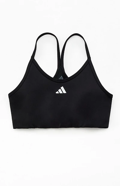 adidas Kids Black Padded Y Back Bra