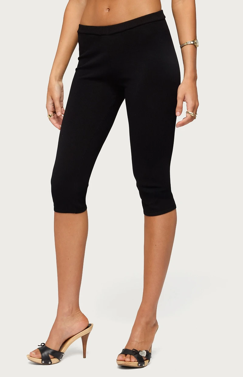 Edikted Vanessa Knit Capri Pants