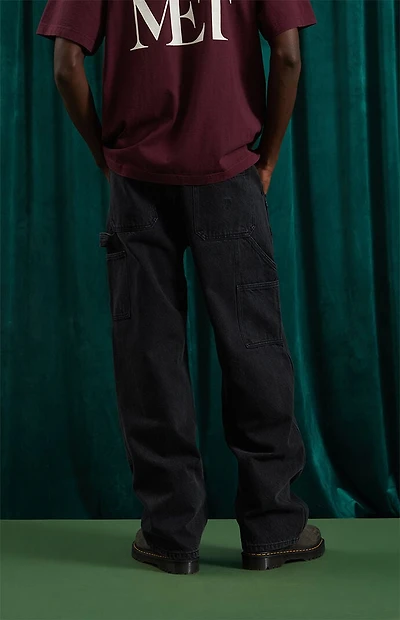 The Met x Pacsun Black Baggy Carpenter Jeans