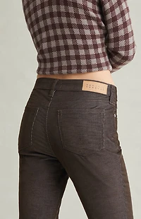 Pacsun Jade Low Rise Bootcut Jeans Stretch Corduroy Brown