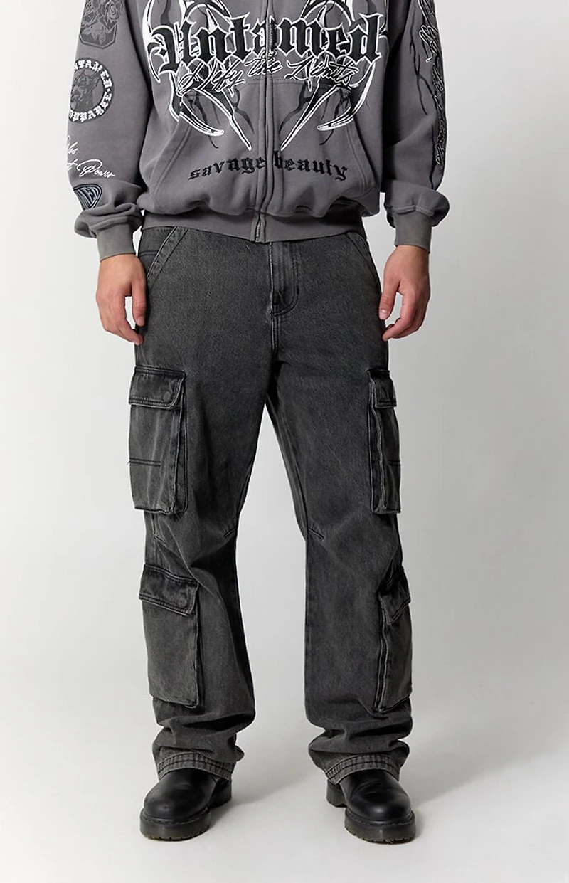 Pacsun Dylan Baggy Jeans Cargo Black