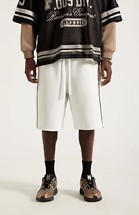 Pacsun Gray Piping Track Sweat Shorts