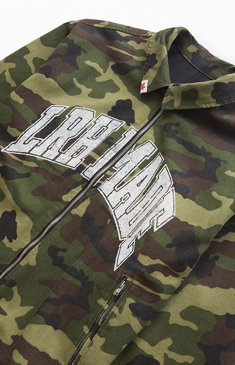 LRH MADE x Pac Artist Network Reversible Camo Zip Jacket